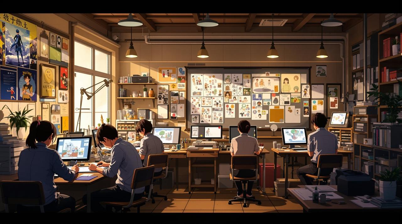 里番动画 - 动画制作幕后：一部番剧从分镜到成片的星辰之旅